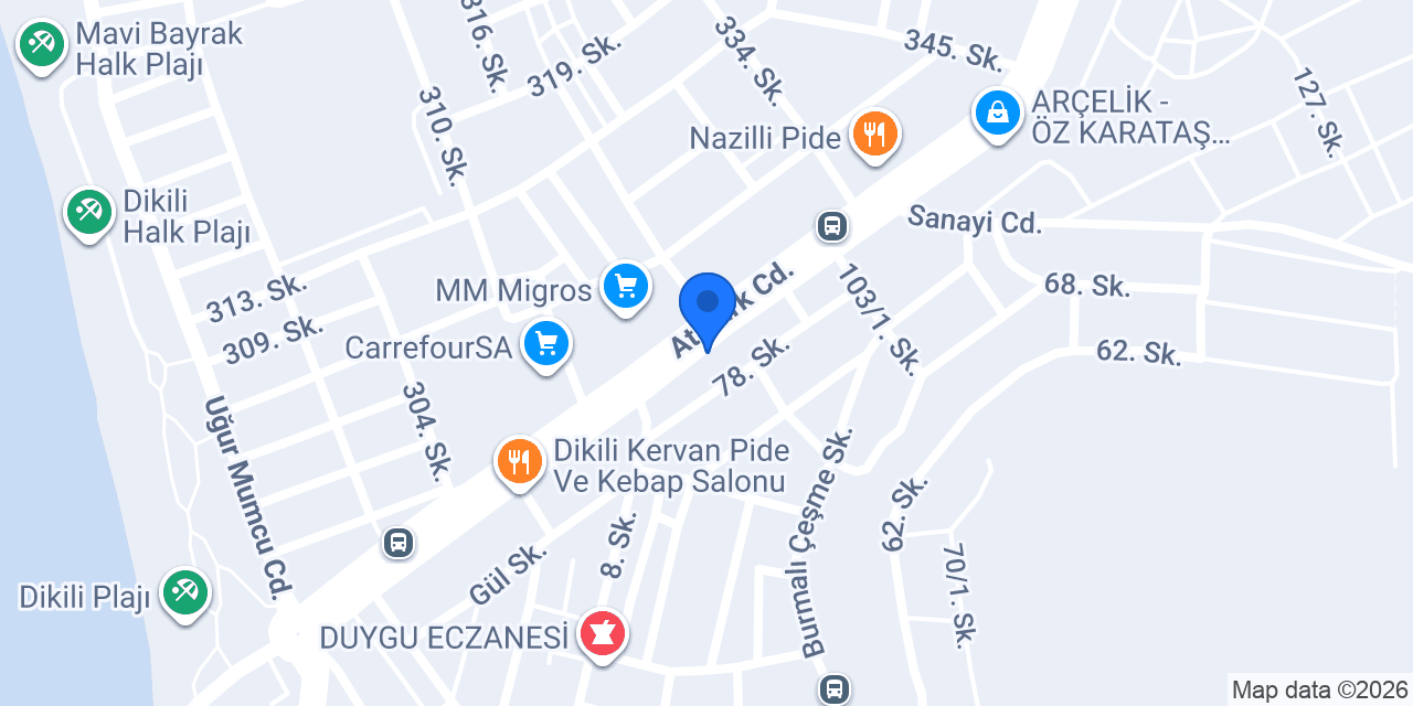 Winsa Dikili Bayii - Mak Yapı Pen - Cam Balkon konumu