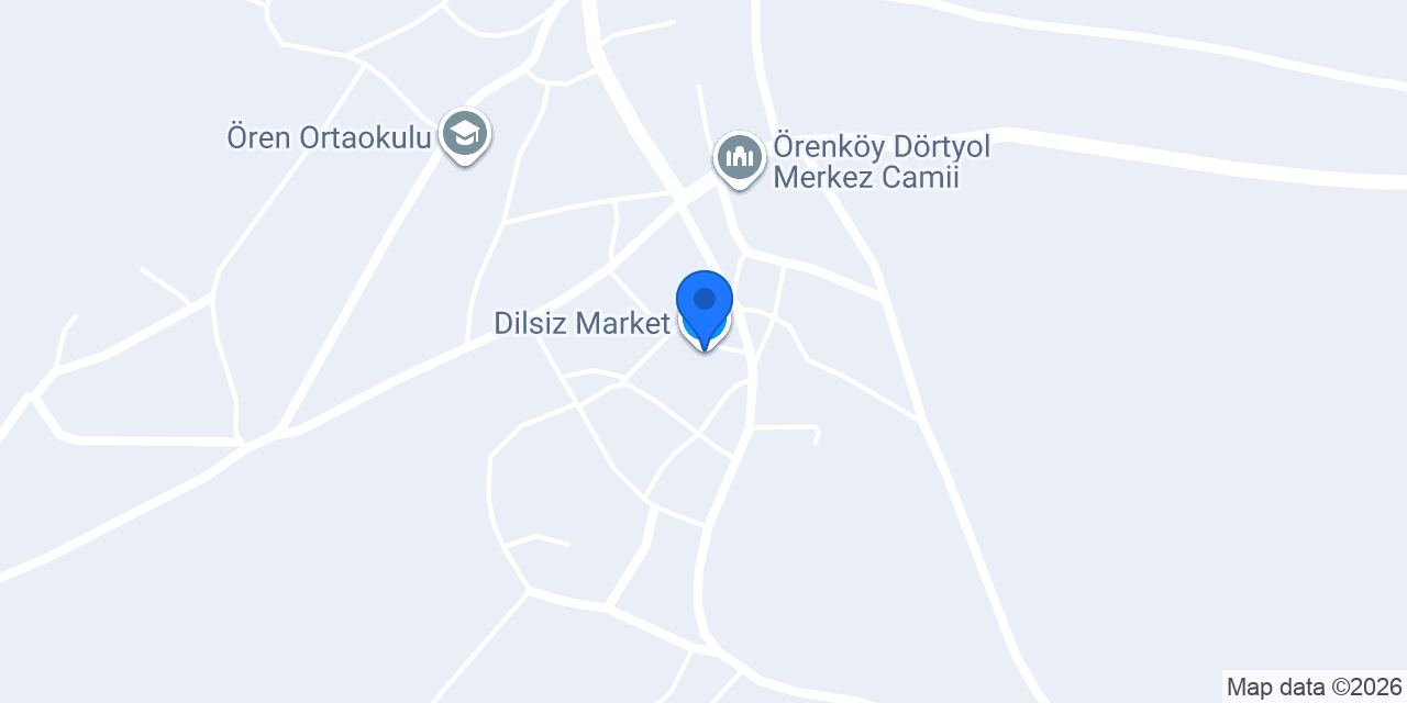 Dilsiz Market konumu
