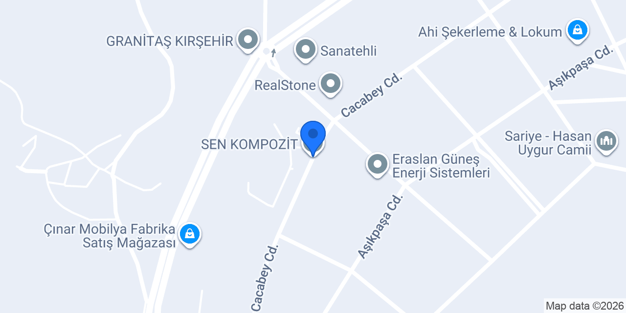 SEN KOMPOZİT konumu