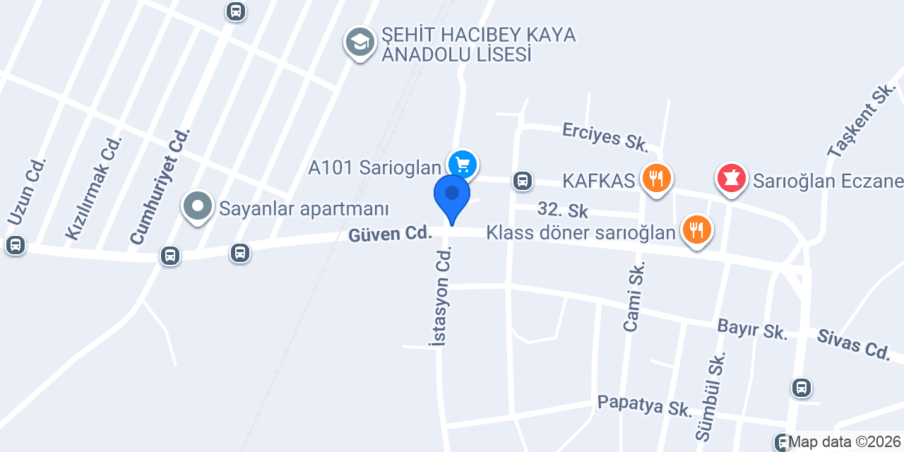 Başer Tarım konumu