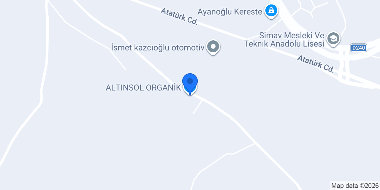 ALTINSOL ORGANİK konumu
