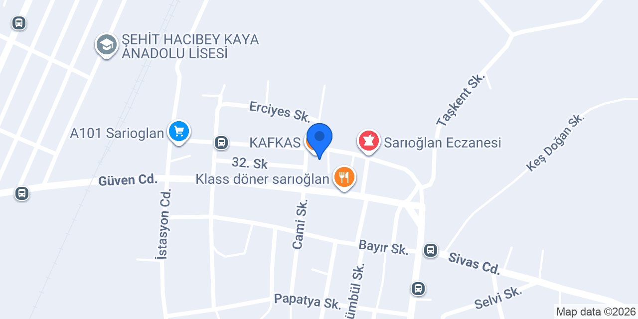 Sarıoğlan Belediyesi konumu