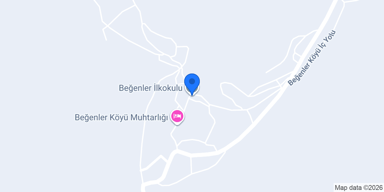 Beğenler İlkokulu konumu