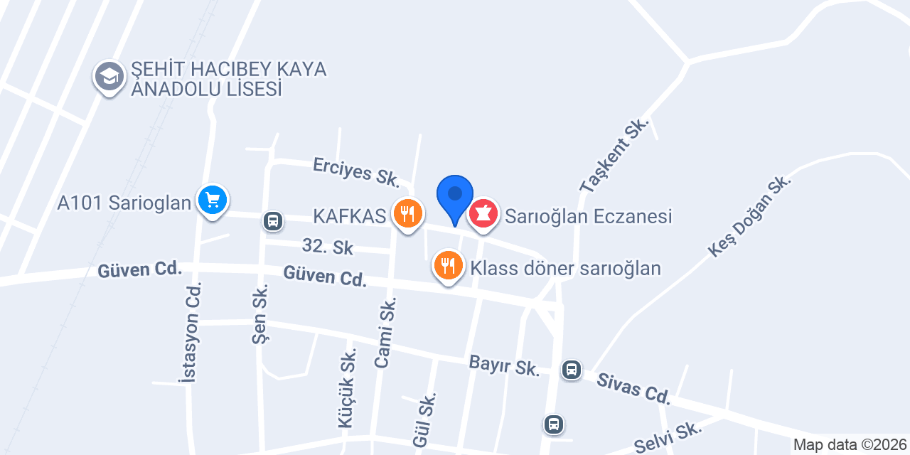 Özkurt Ticaret konumu
