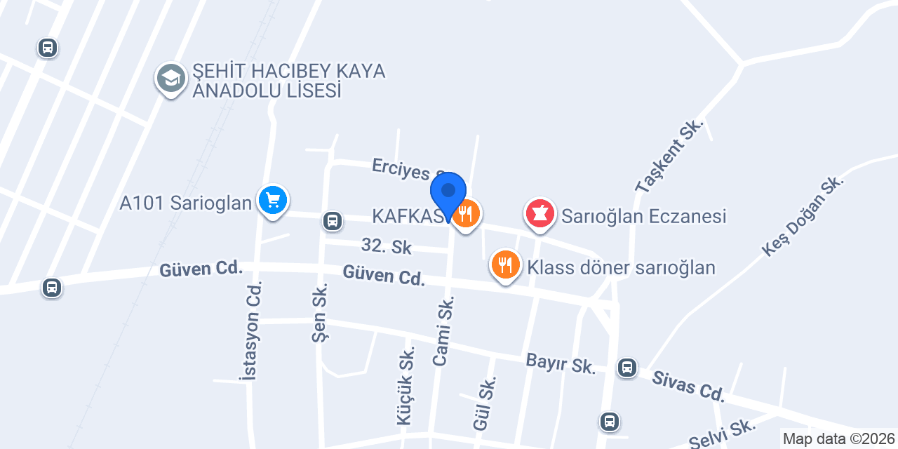 Stüdyo Yağız konumu