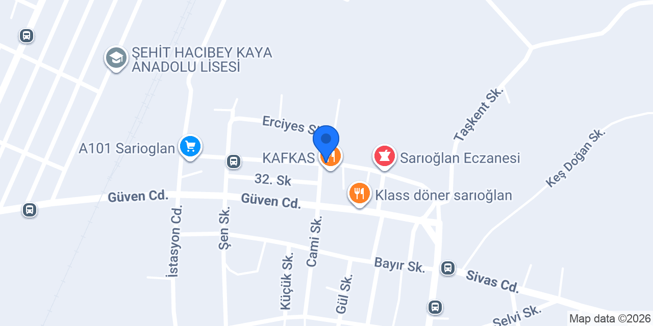 Sarıoğlan Şelale Sürücü Kursu konumu