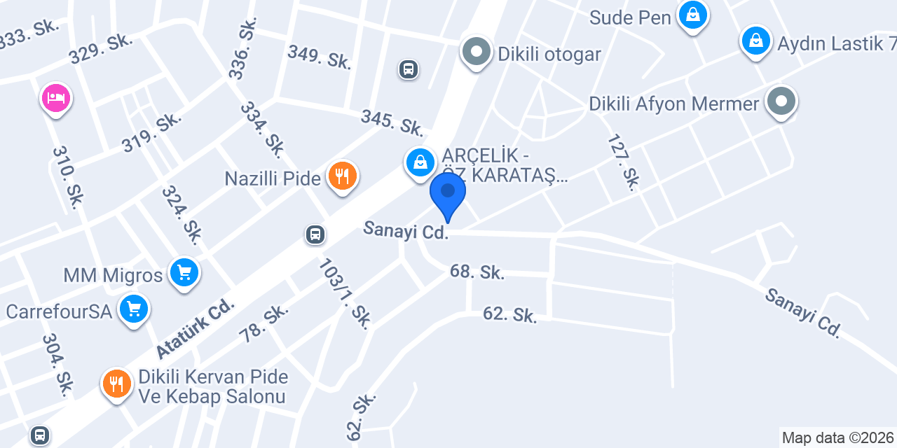 DİKİLİ ÇAĞIN ÖZEL ÖĞRETİM KURSU konumu