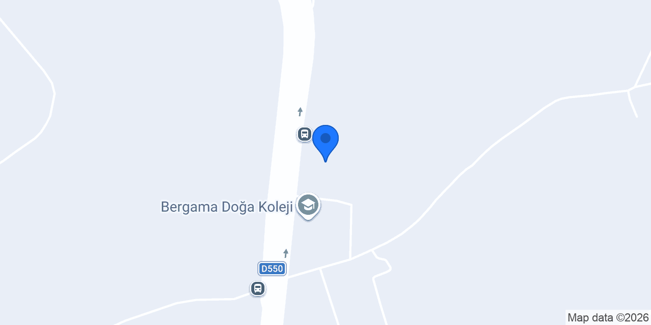 Üstek Koleji Bergama konumu