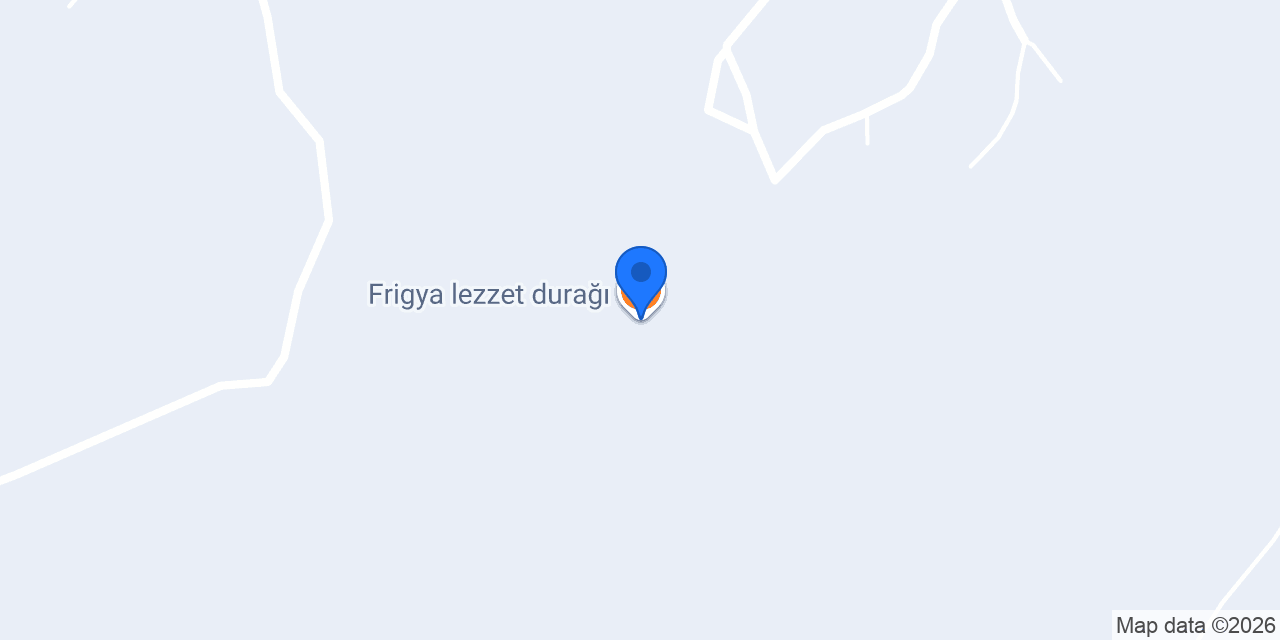 Frigya lezzet durağı konumu