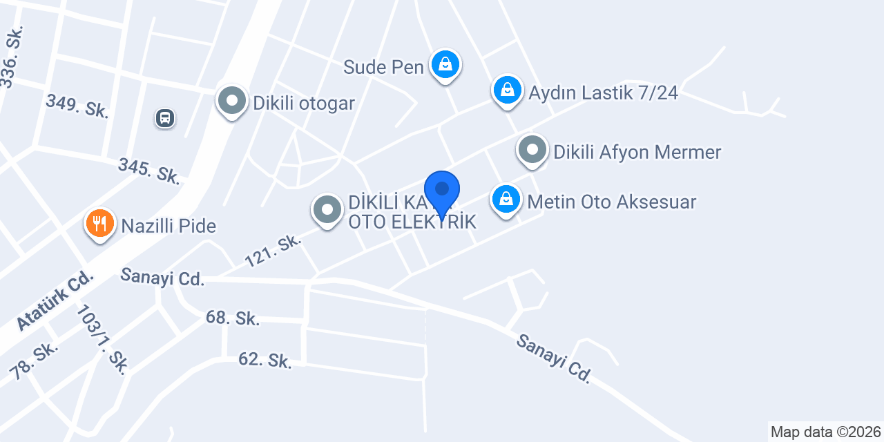 Behzat Bahcıvan Oto Yedek Parça konumu