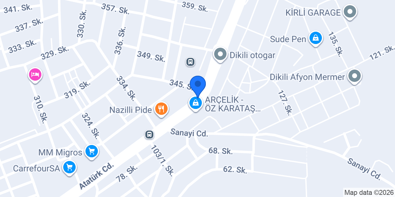 Sahil Siteleri Minibusleri Dikili konumu
