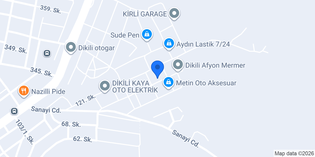 Köklü Mobilya konumu