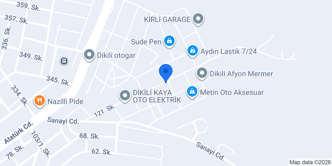 ARS OTO AKSESUAR konumu