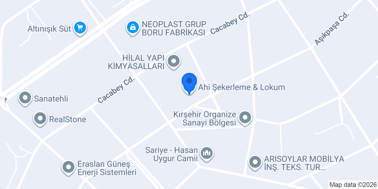 Ahi Şekerleme & Lokum konumu