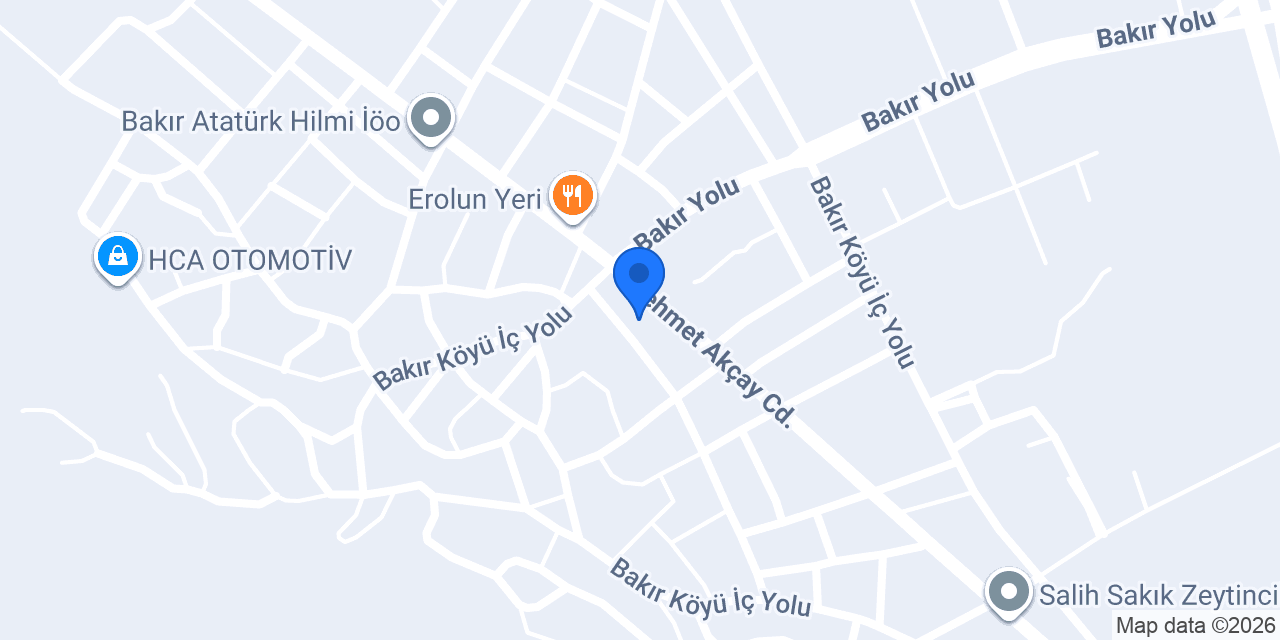Ptt-bakır Şubesi konumu