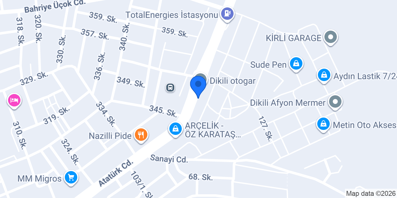 Ergül Yapı Market konumu