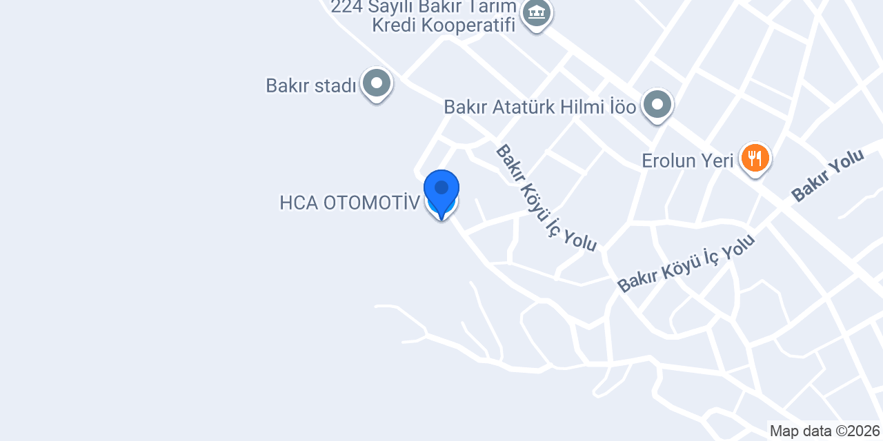 HCA OTOMOTİV konumu