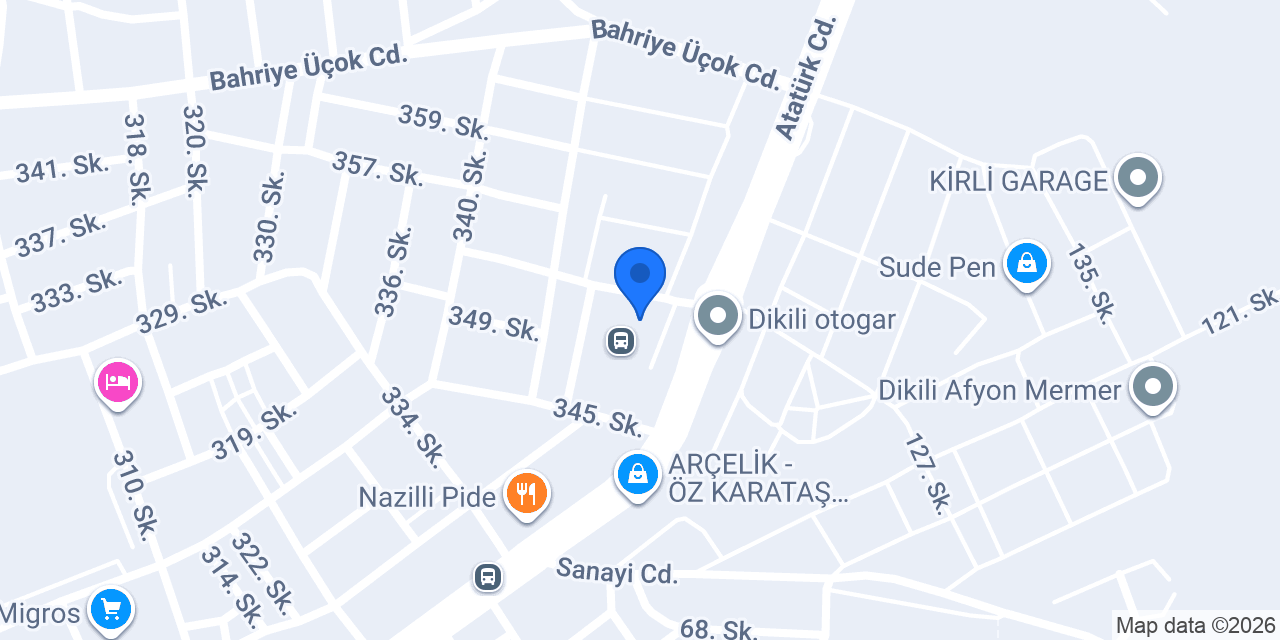 DİKİLİ TAKSİ UMUT ÖZCAN konumu