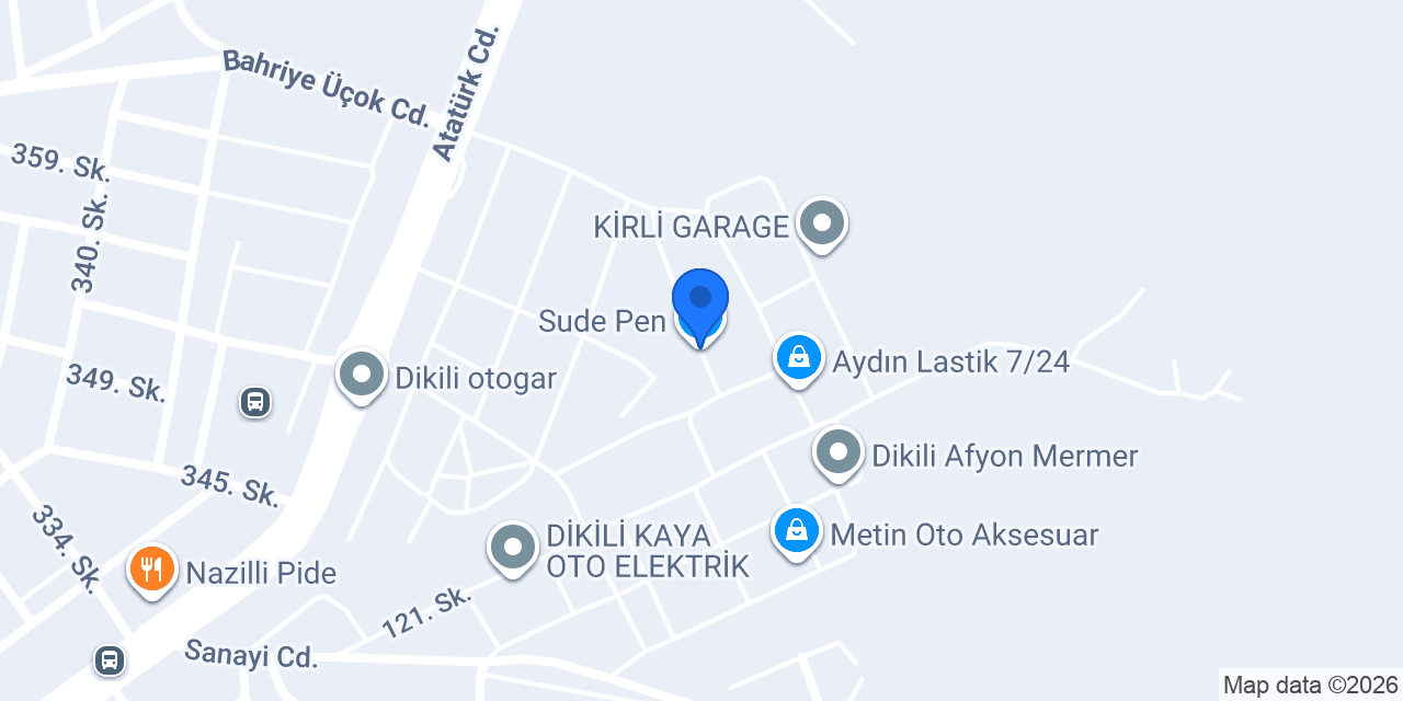 Sude Pen konumu