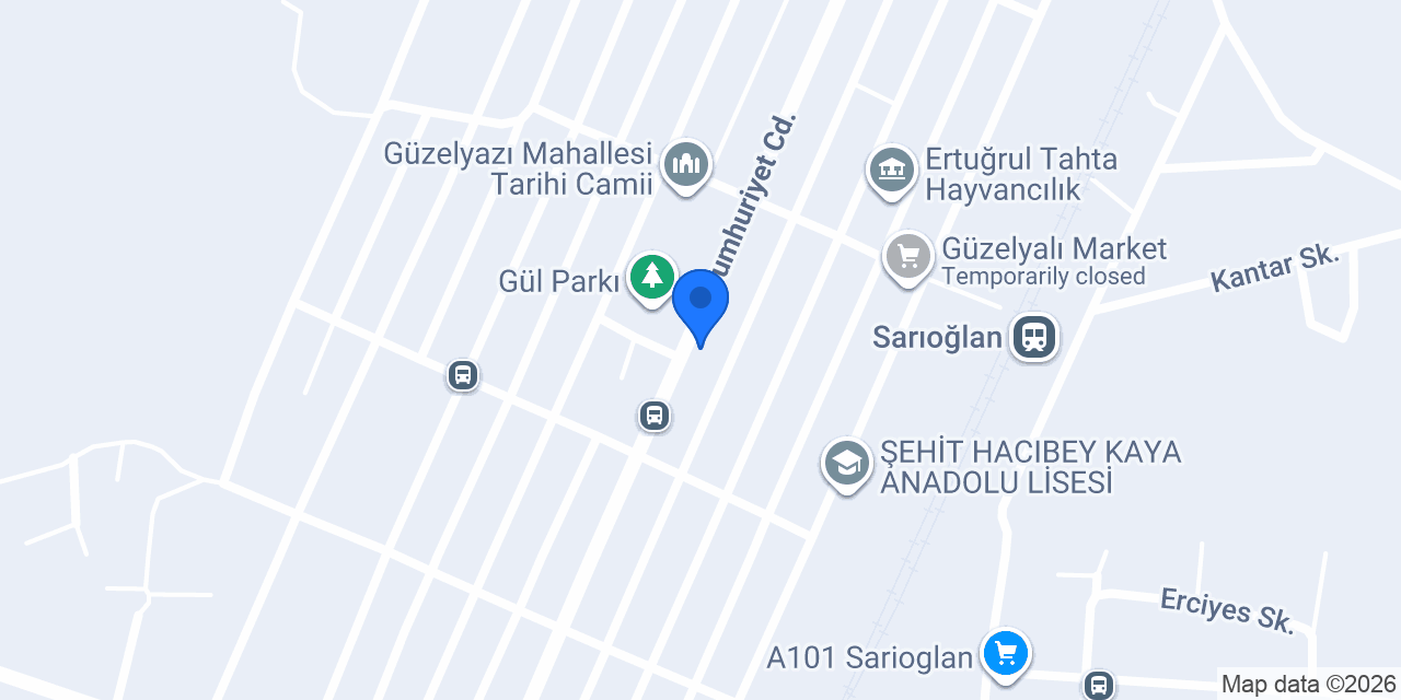 Sarıoğlan Veteriner konumu