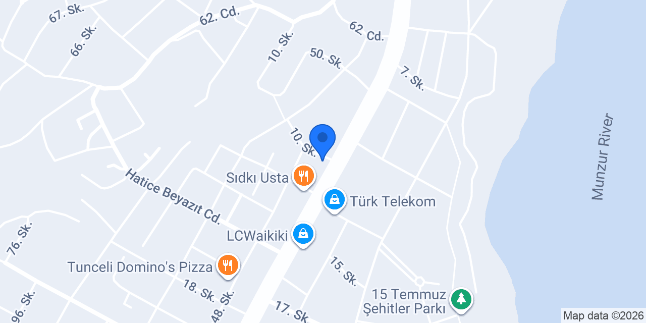 Maydanoz Döner konumu