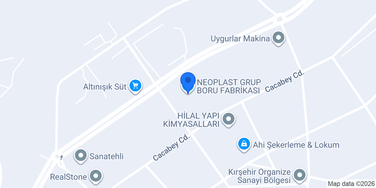 NEOPLAST GRUP BORU FABRİKASI konumu