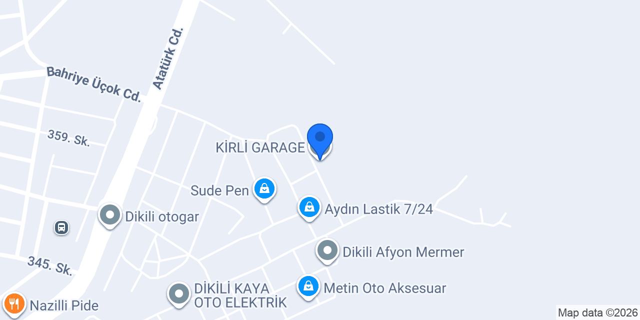 KİRLİ GARAGE konumu