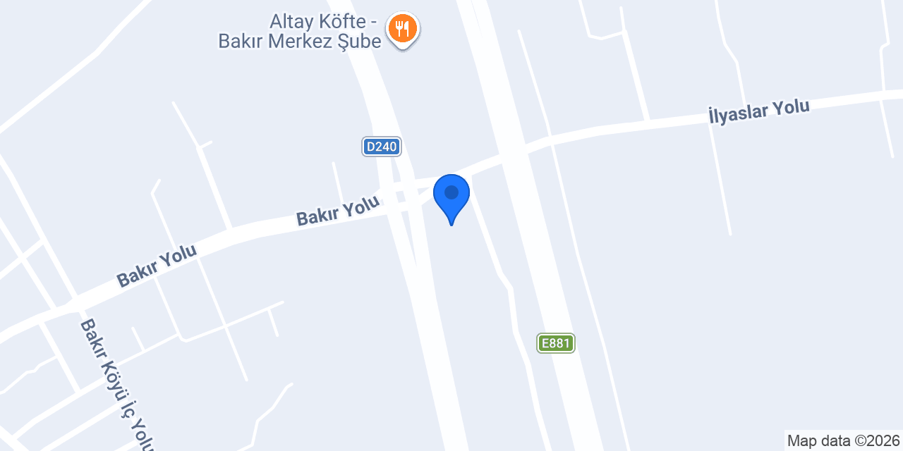 Altrak Traktör Motorlu Araçlar Tarım Makinaları Plaza konumu