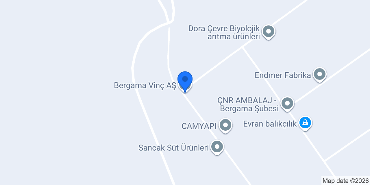 Bergama Vinç AŞ konumu
