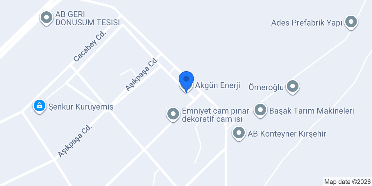Akgün Enerji konumu