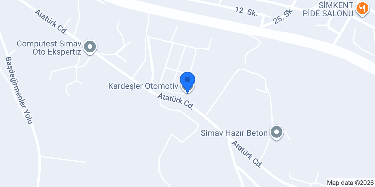 Kardeşler Otomotiv konumu