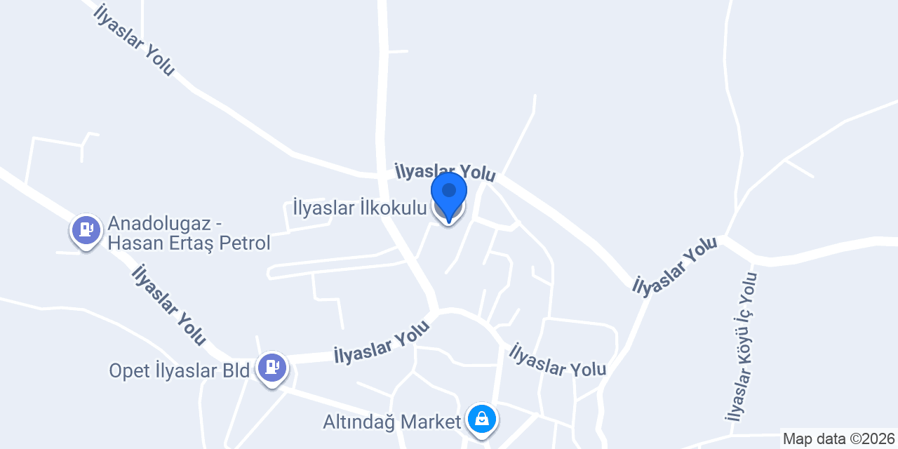 İlyaslar İlkokulu konumu