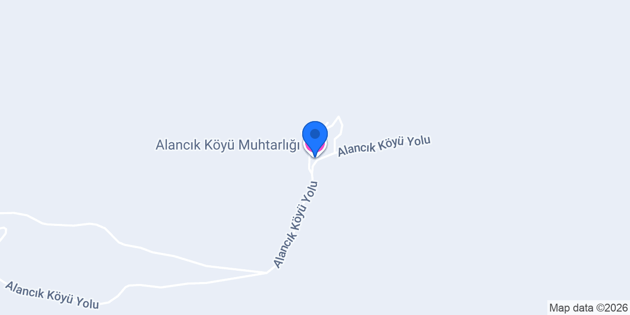 Alancık Köyü Muhtarlığı konumu