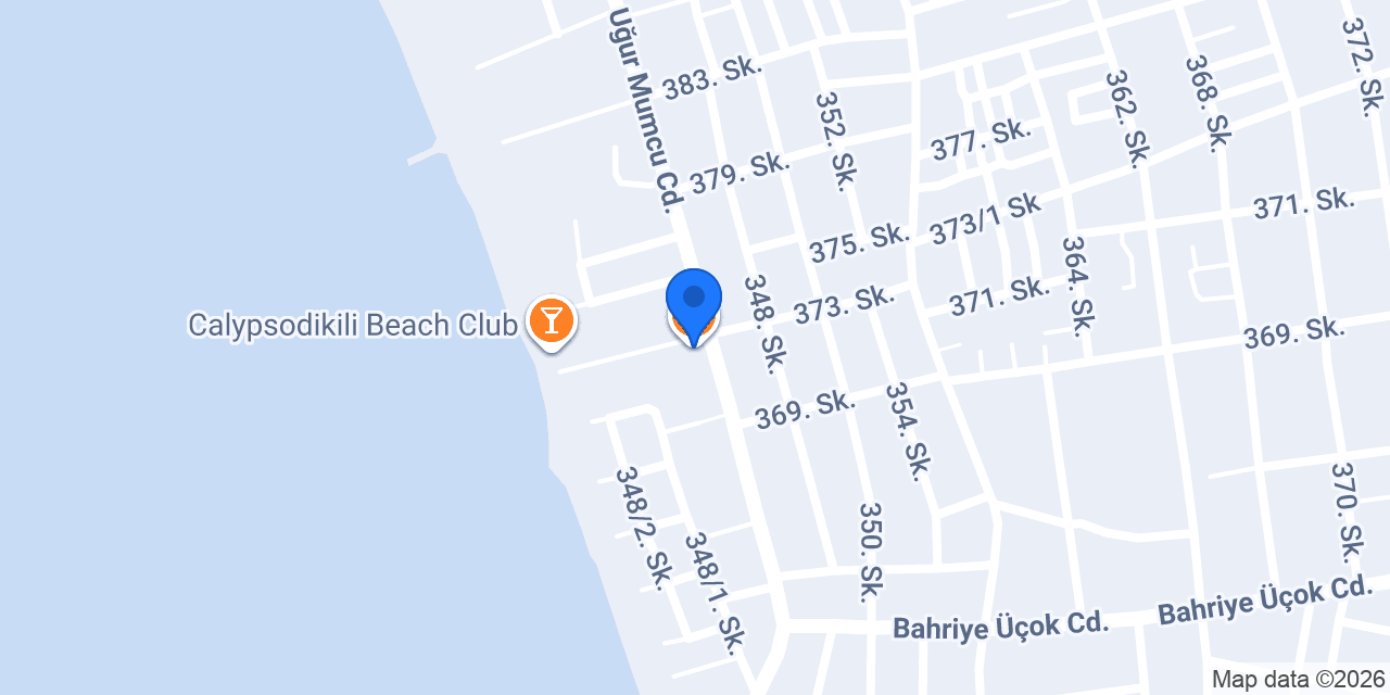Sakal Beach Clup konumu