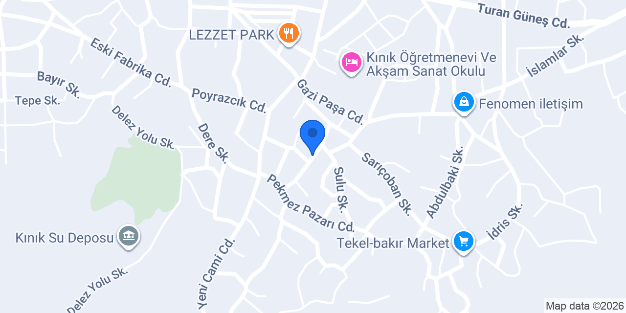 Kınık İlçe Müftülüğü konumu