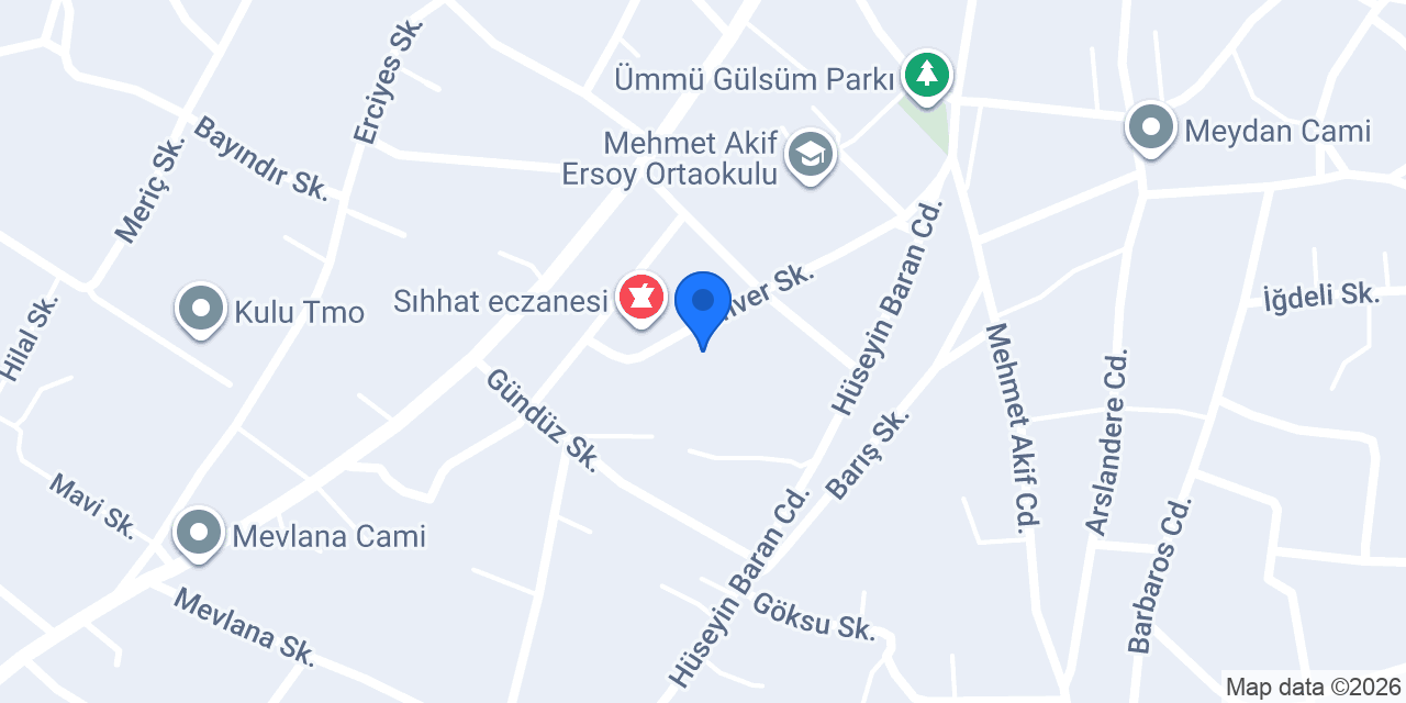Kemaliye Sağlık Ocağı konumu