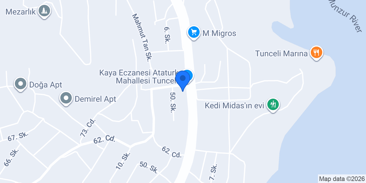 Maya Kebap (Erzincan döner) konumu