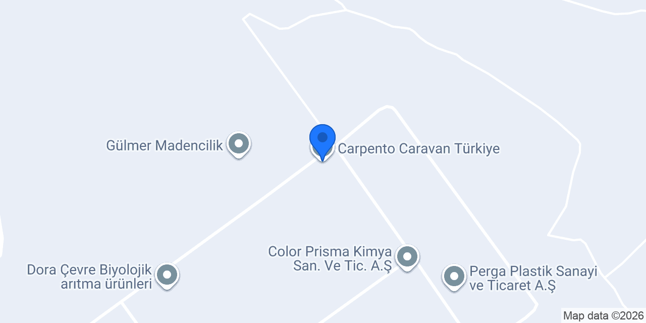 Carpento Caravan Türkiye konumu