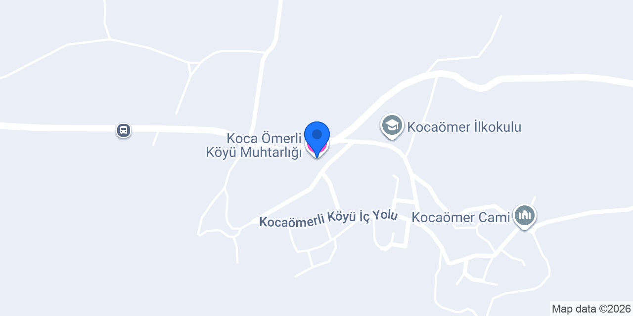 Koca Ömerli Köyü Muhtarlığı konumu