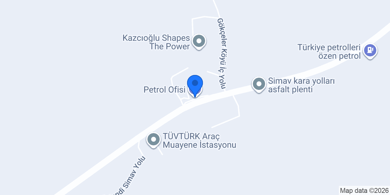 Petrol Ofisi konumu