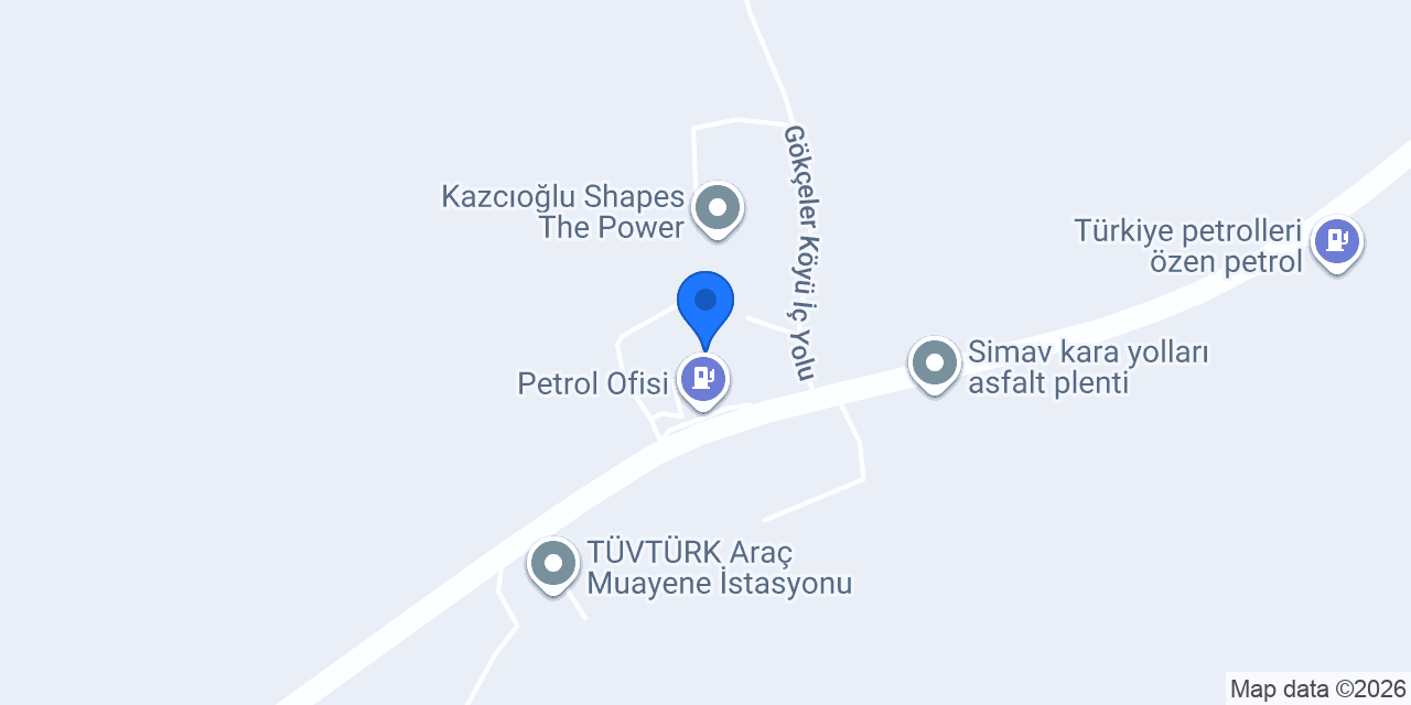Kazcıoğlu Otomotiv konumu