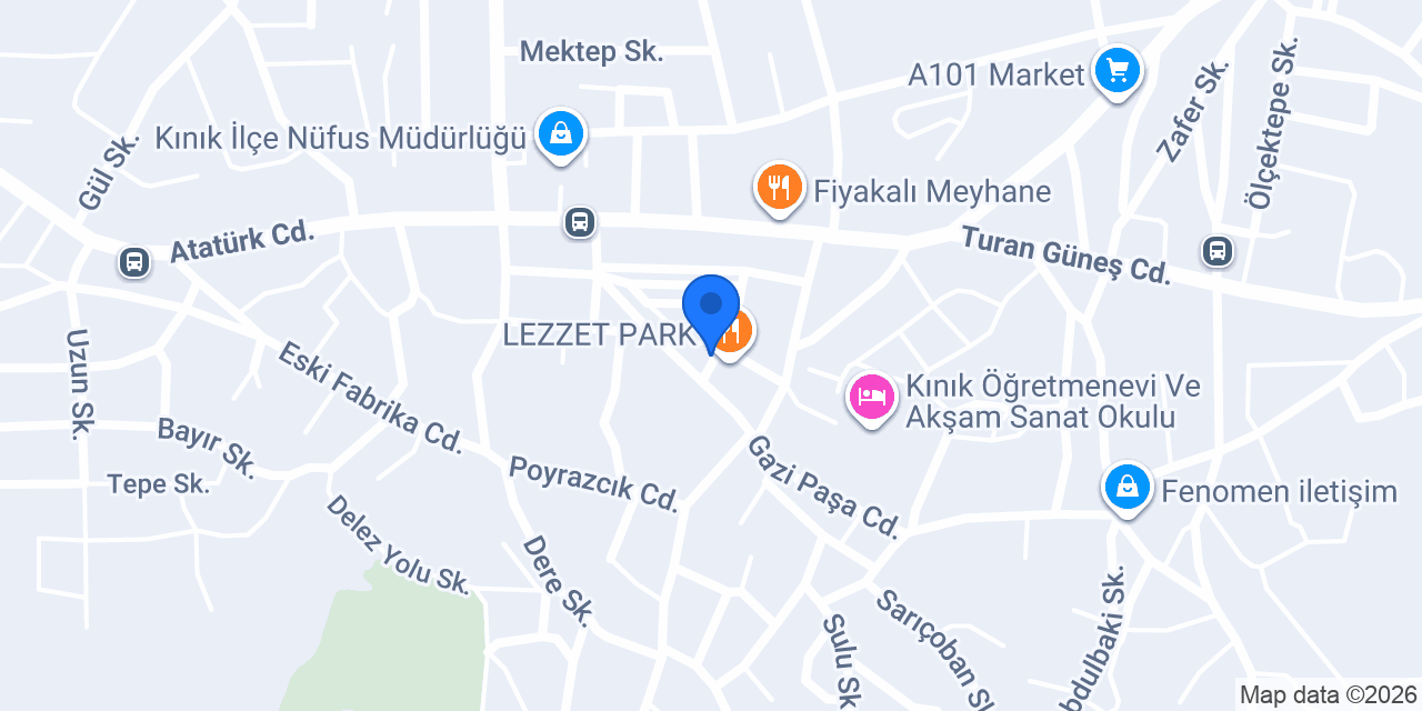 Yılmaz Tuhafiye Bay Bayan Terzi konumu