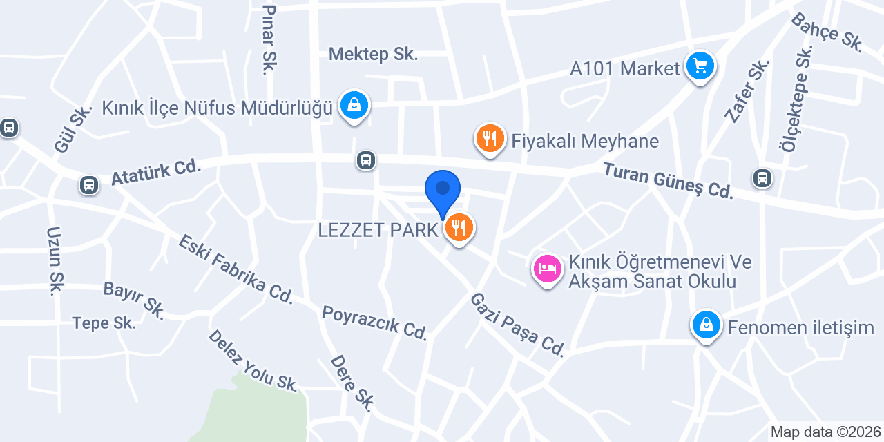 Özkan Restaurant konumu