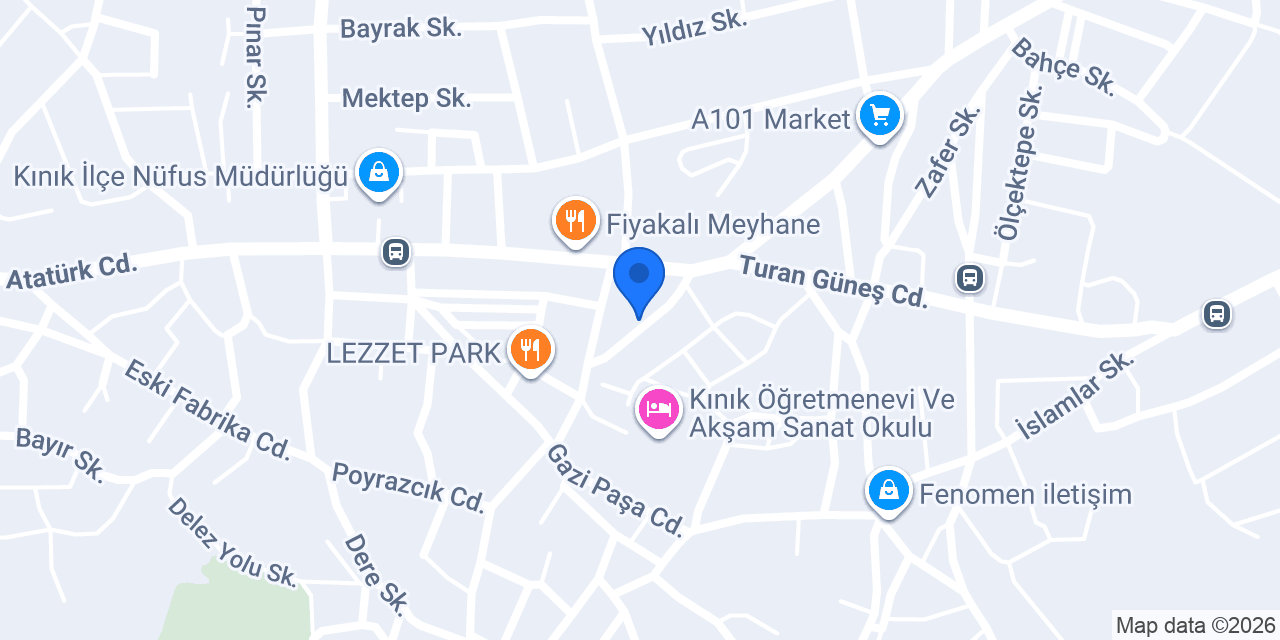 Tansu Eczanesi konumu