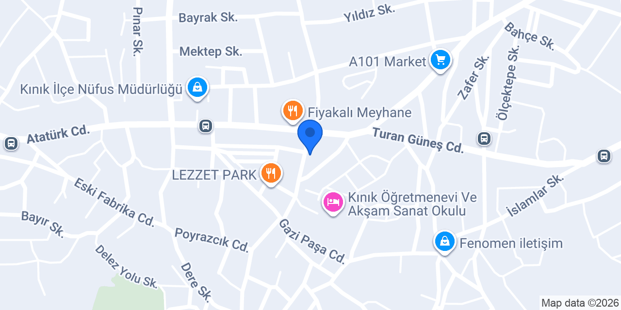Kınık Eczanesi konumu