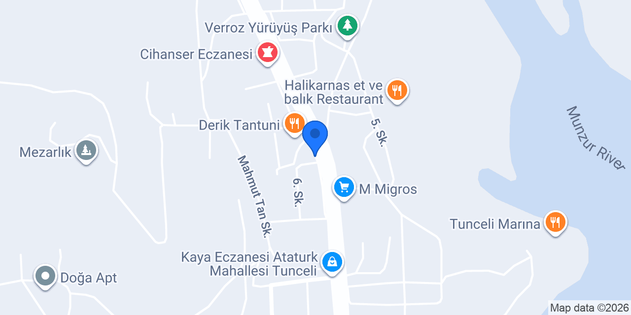 Taşbilek Banyo konumu