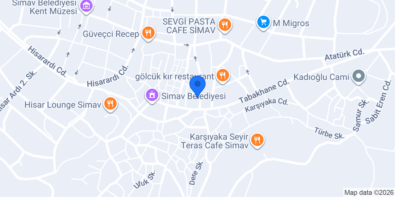Erken Veteriner Kliniği konumu