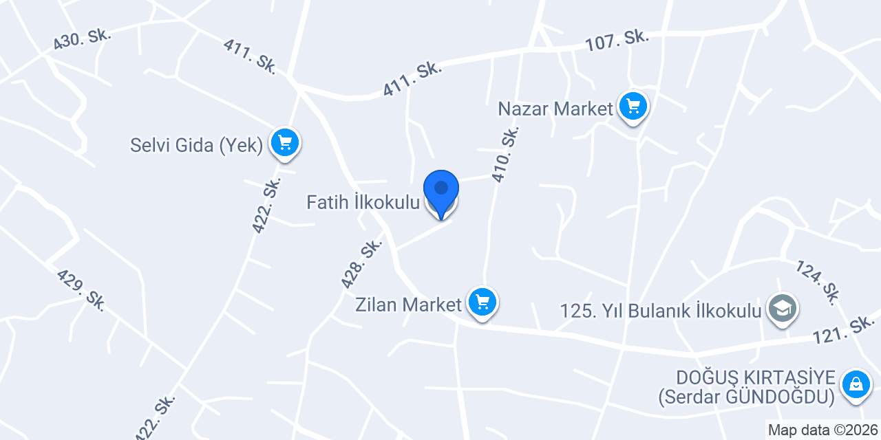 Fatih İlkokulu konumu