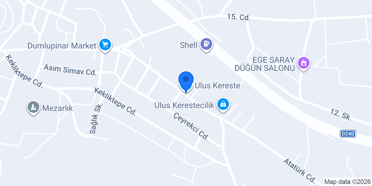 Ulus Kereste konumu