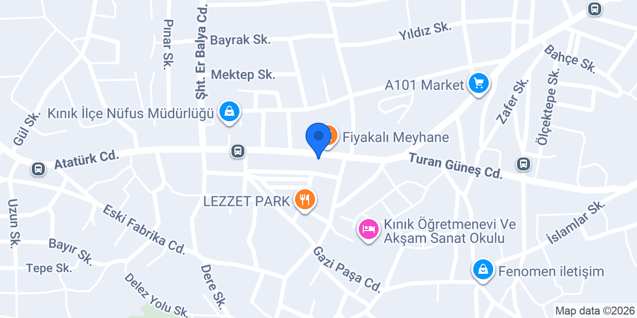 Nazar Çiçek Bahçesi konumu